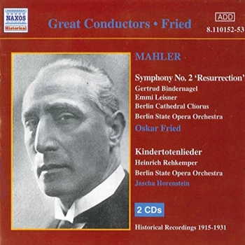 Image of Heinrich Schlusnus - Gustav Mahler - SYMPHONY NO. 2, CD