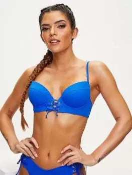 Image of Ann Summers Swim Catalina U/w Bikini Top - Bright Blue, Bright Blue, Size 38F, Women
