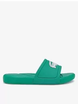 Image of Lacoste L.30 SLIDER 0922 1 CUC GRN/WHT, Green/White, Size 10 Younger