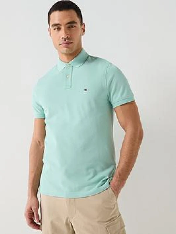 Image of Tommy Hilfiger Core 1985 Polo Shirt Short Sleeve Polos S Green 54239616350