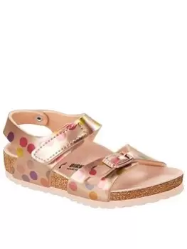 image of Birkenstock Colorado Kids Metallic Dots Sandal, Metallic, Size 12 Younger