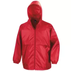 image of Result Mens Core Lightweight Waterproof Shield Windproof Jacket (2XL) (Red)