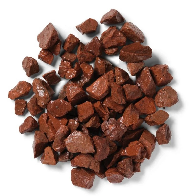 Image of Altico Garden Products Ltd Ruby Red Bulk Bag 850 kg Chippings - 14-20 mm Red Granite Type Stone Red Unisex One Size