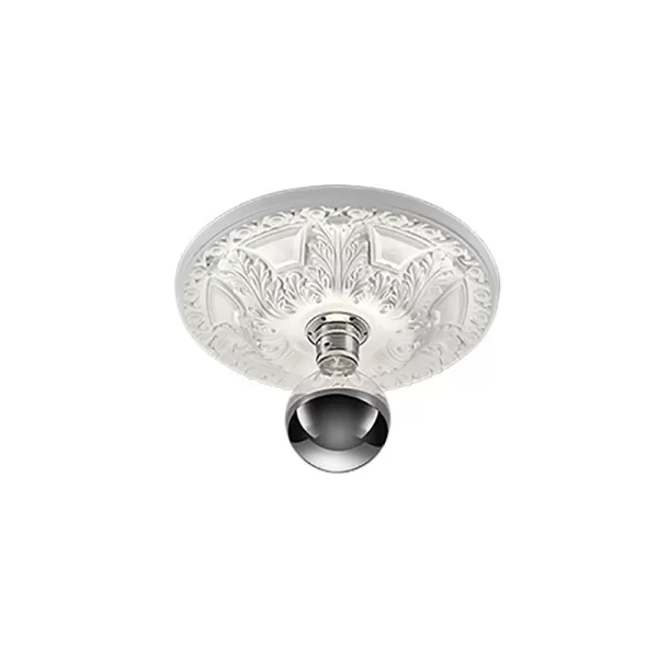 image of Lilly Modern Semi Flush Ceiling Light White