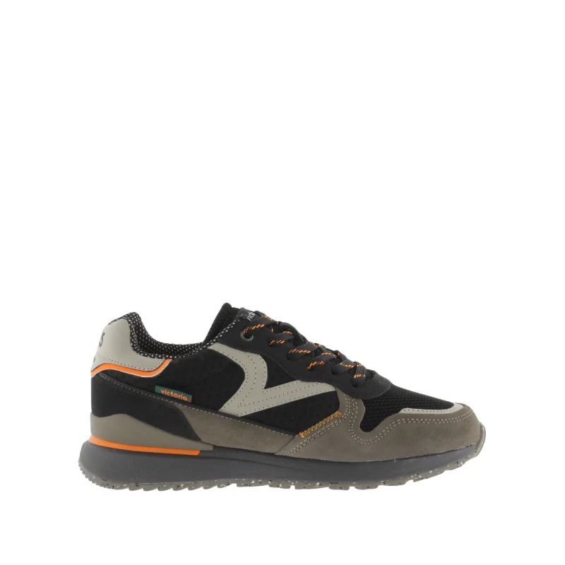 Image of Victoria Womens leather and suede trainers Victoria Seul Noir Female 45
