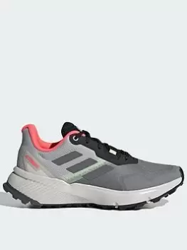 Image of adidas Terrex Soulstride W, Grey/Red, Size 5, Women