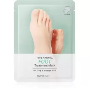 image of The Saem Pure Natural Foot Treatment Hydrating Mask for Legs 16 g