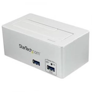 image of StarTech.com USB 3.0 SATA Hard Drive Docking Station SSD / HDD with integrated Fast Charge USB Hub