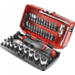 Image of Facom Bit set Metric 1/4 (6.3 mm) 38 Piece RL.NANO1PB