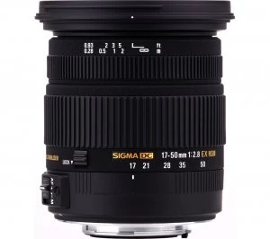 Image of Sigma 17-50 mm f-2.8 EX DC HSM Standard Zoom Lens for Nikon