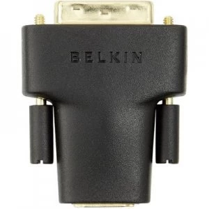 image of Belkin HDMI / DVI Adapter [1x HDMI socket - 1x DVI plug 25-pin] Black gold plated connectors