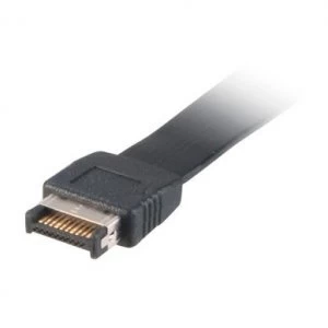Image of Akasa AK-CBUB37-50BK USB cable 0.5 m 3.2 Gen 2 (3.1 Gen 2) USB C Black