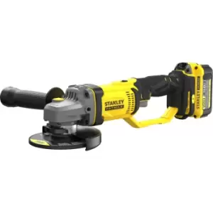 image of Stanley FatMax V20 18V 125mm Cordless Angle Grinder 1 x 4.0Ah