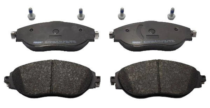 Image of FERODO FDB5380 Brake pad set PREMIER ECO FRICTION not prepared for wear warning indicator, with accessories Brake Pad Set,disc brake (402)