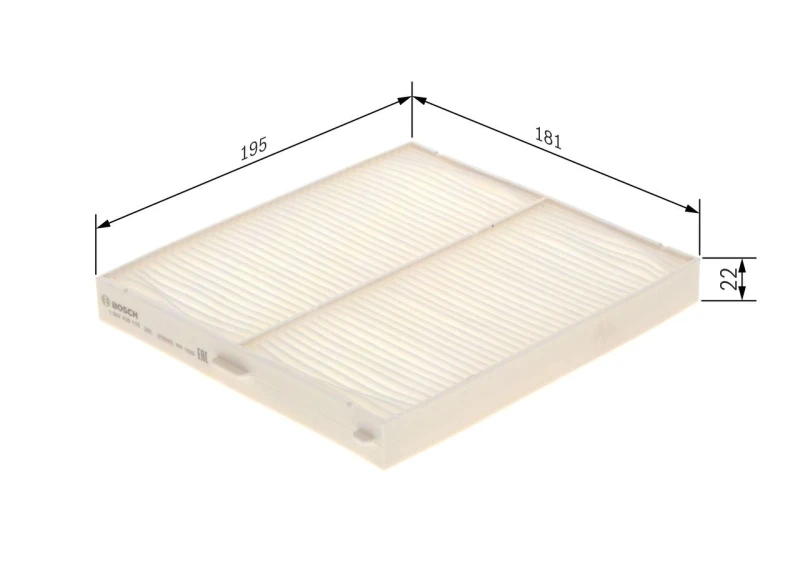 Image of Pollen filter Bosch 1 987 435 115