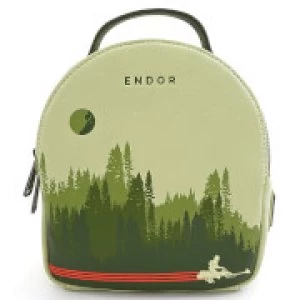 Image of Loungefly Star Wars Mini Faux Leather Backpack With Removable Pouch