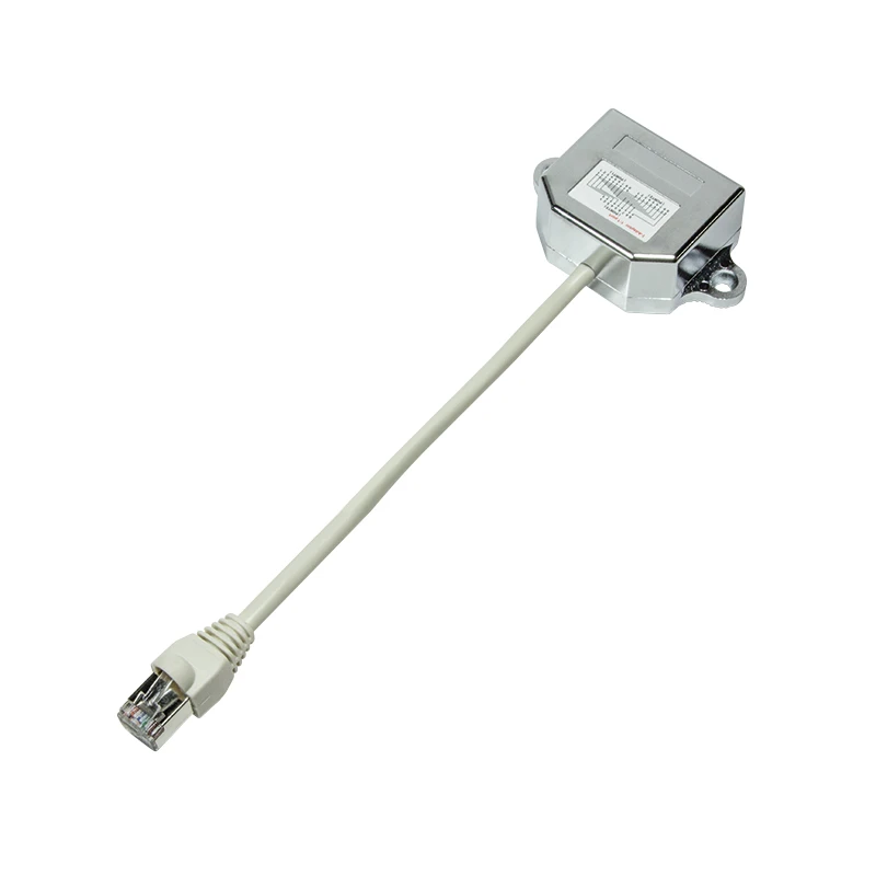 Image of LogiLink RJ45/2xRJ45 networking cable Silver. White 0.15 m
