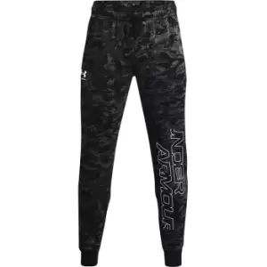 Image of Under Armour Rival Fleece Camo Jogging Pants Mens - Black