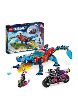 image of Lego Dreamzzz Crocodile Car Toy 2In1 Set 71458