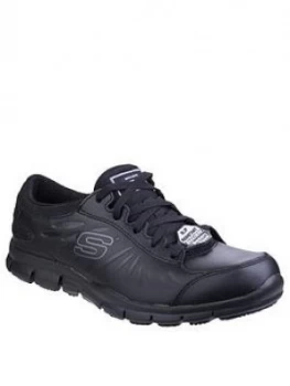 Image of Skechers Edred Trainers - Black, Size 3, Women
