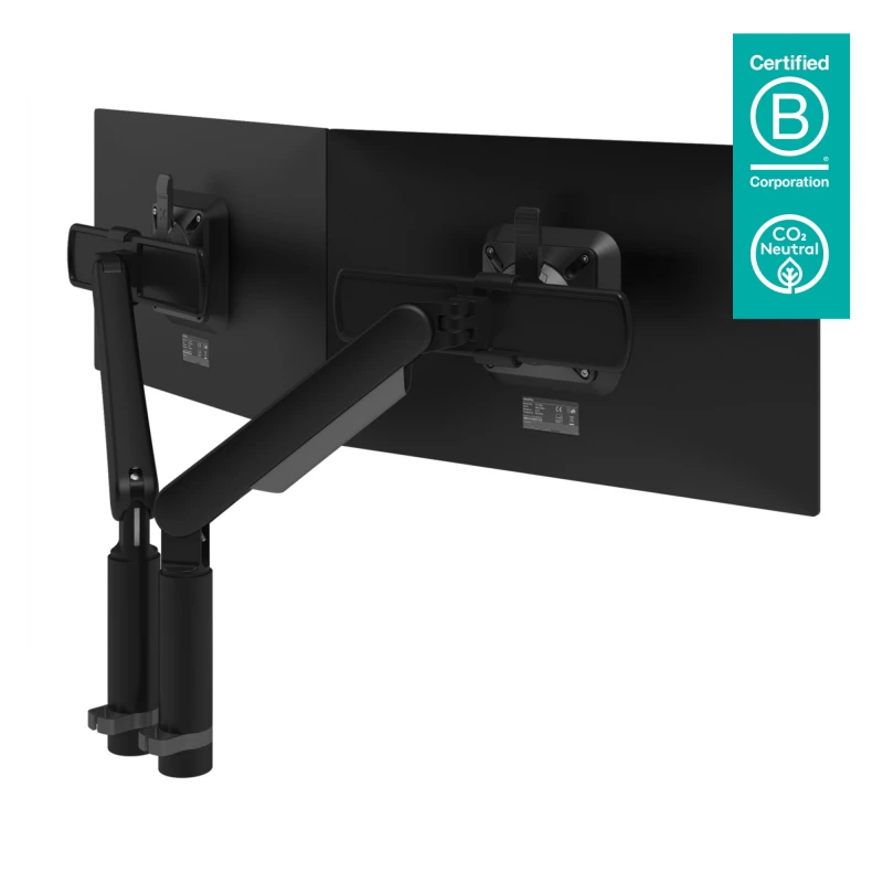 Image of Dataflex 65.213 monitor mount / stand 131.6cm (51.8") Black Desk