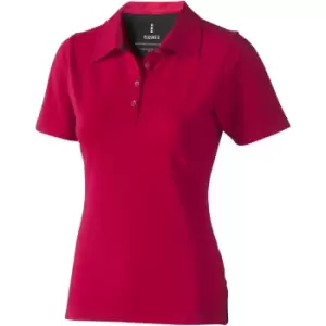 Image of Elevate Markham Short Sleeve Ladies Polo (L) (Red)