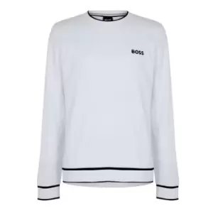 Image of Boss Tracksuit Sweatshirt - White