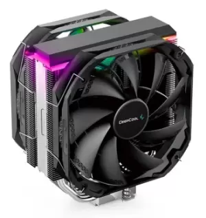 image of DeepCool AS500 PLUS A-RGB Dual Fan Intel AMD CPU Air Cooler