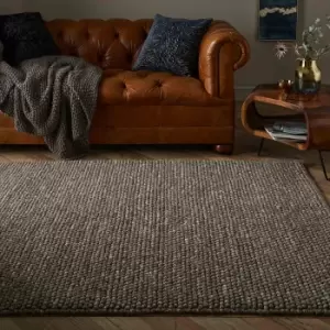 image of Esselle Delilah Taupe Wool Rug 120 x 170cm