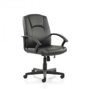 Image of Trexus Bella Executive Managers Chair Leather Black Ref EX000192