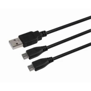 Image of ORB 3m Dual Controller Charge & Play Cable for Playstation 4