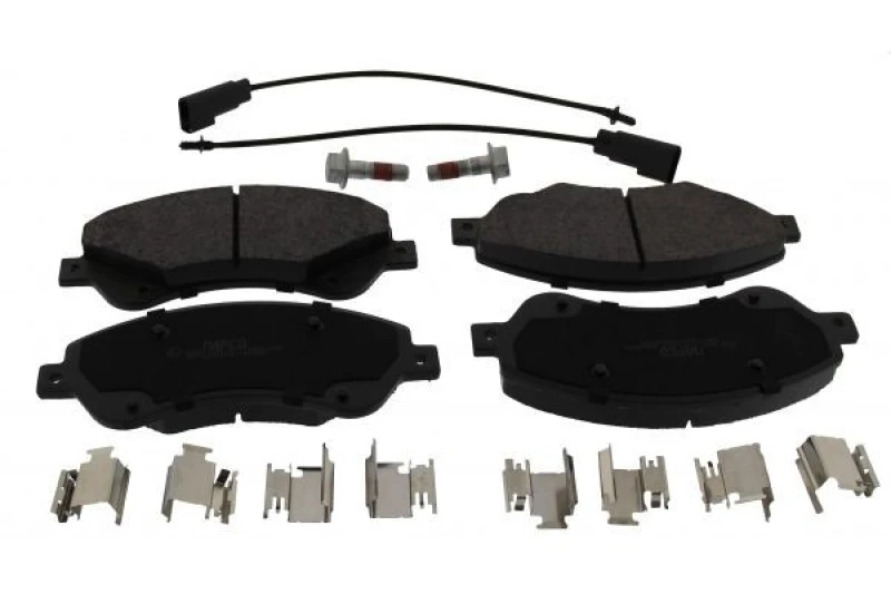 Image of MAPCO 6855 Brake pad set Front Axle, incl. wear warning contact Brake Pad Set,disc brake (402)