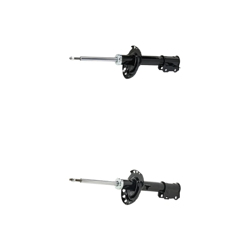Image of RIDEX 854S18545 Shock absorber Front Axle Left, Gas Pressure, Twin-Tube, Suspension Strut, Bottom Yoke Shock Absorber (854)