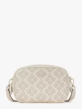 Image of Spade Flower Coated Canvas Infinite Medium Camera Bag - Cream - One Size