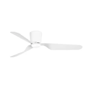 Pemba LED White Ceiling Fan with DC Motor, 3000K