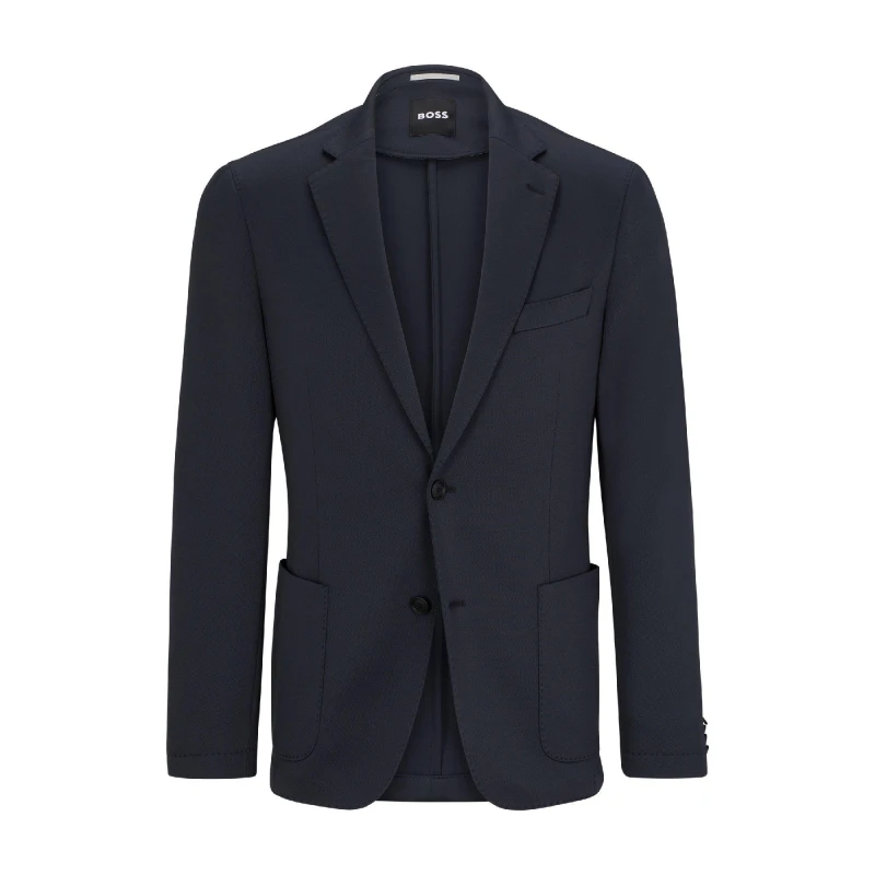 Image of Boss Mens P Hanry Junior Formal Jacket Dark Blue male 44L (54L)