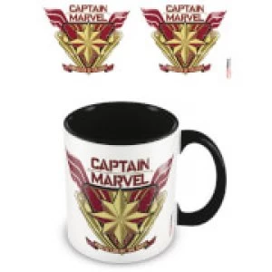 Image of Captain Marvel (Protector) Black Coloured Inner Mug