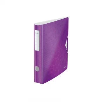 image of 180 Active WOW Lever Arch File A4. 50MM. Purple - Outer Carton of 5