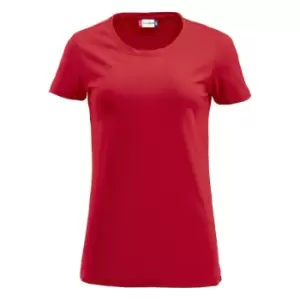 Image of Clique Womens/Ladies Carolina T-Shirt (L) (Red)