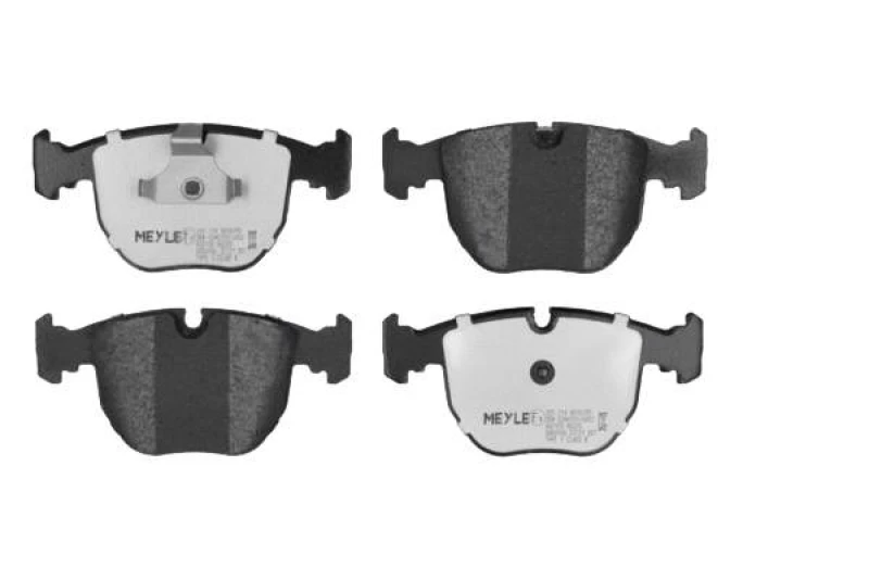 Image of MEYLE 025 214 8619/PD Brake pad set Front Axle, excl. wear warning contact, MEYLE-PD Quality, with anti-squeak plate Brake Pad Set,disc brake (402)