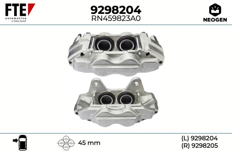 Image of Brake caliper FTE 9298204
