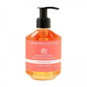 image of Crabtree & Evelyn Rosewater Conditioning Hand Wash 250ml