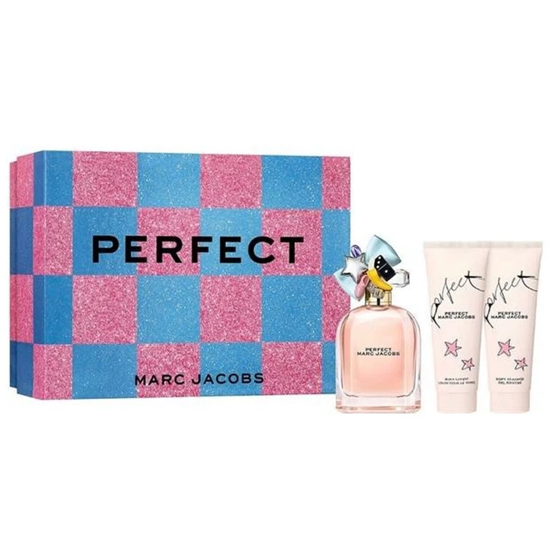 Image of Marc Jacobs Perfect 2 Piece Gift Set: Eau de Parfum 100ml - Body Lotion 75ml