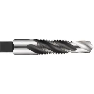 image of E653 1/4"X18NPT HSS St Spiral Flute (30DEG) Combi Drill/Tap ANSI