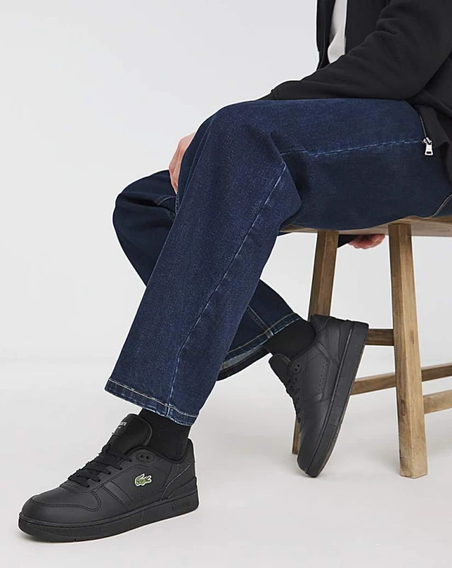 Image of Lacoste T-Clip Set 224 6 SMA Trainers Black 8 UK
