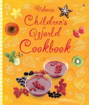 Image of Usborne Childrens World Cookbook by Angela Wilkes and Sarah Khan and Fiona Watt and Kirsteen Rogers and Nadine Wickenden and Howard Allman Book