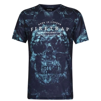 image of Firetrap Sub T Shirt Mens - Insect Skull