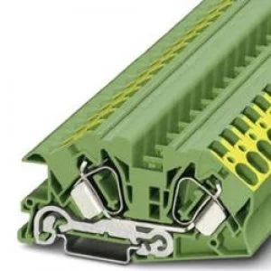 Image of Phoenix Contact 3038273 STI 16 PE PE Protective Conductor Terminal Green yellow