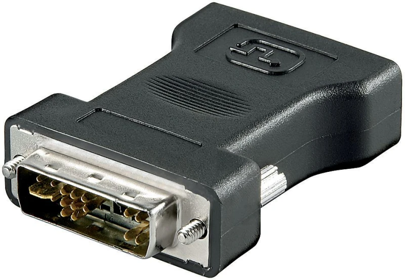 Image of Microconnect MONJK cable gender changer DVI-I VGA Black