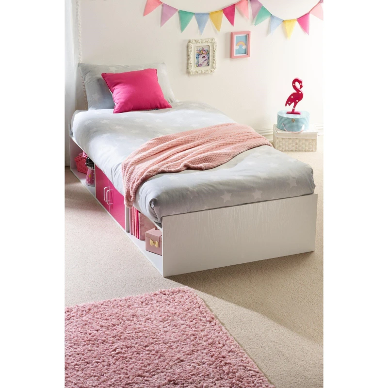 Image of Homelife Carl Cabin Bed 09 - Pink Pink One Size